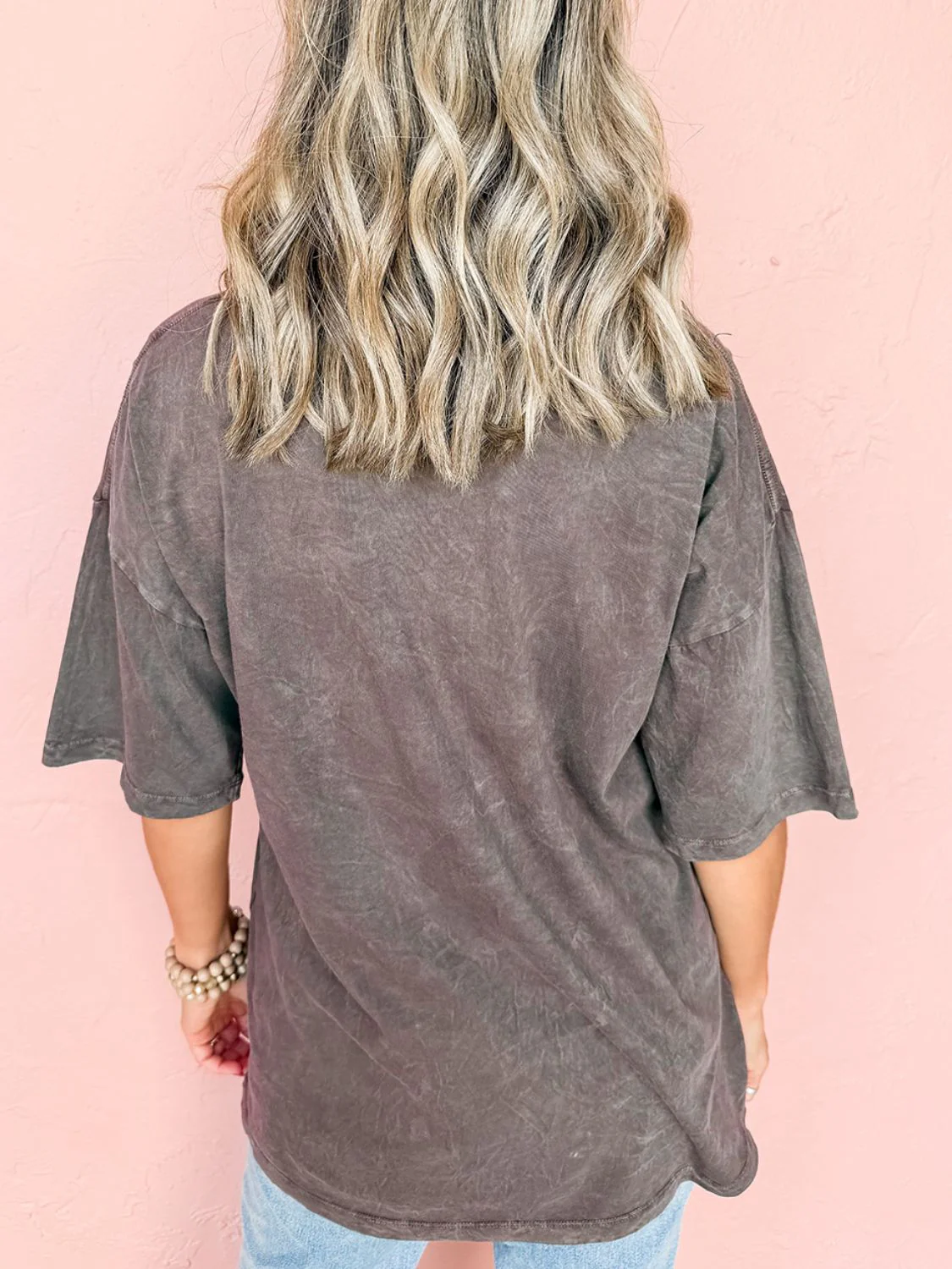Cheetah Mineral Wash Round Neck Half Sleeve T-Shirt - Image 2