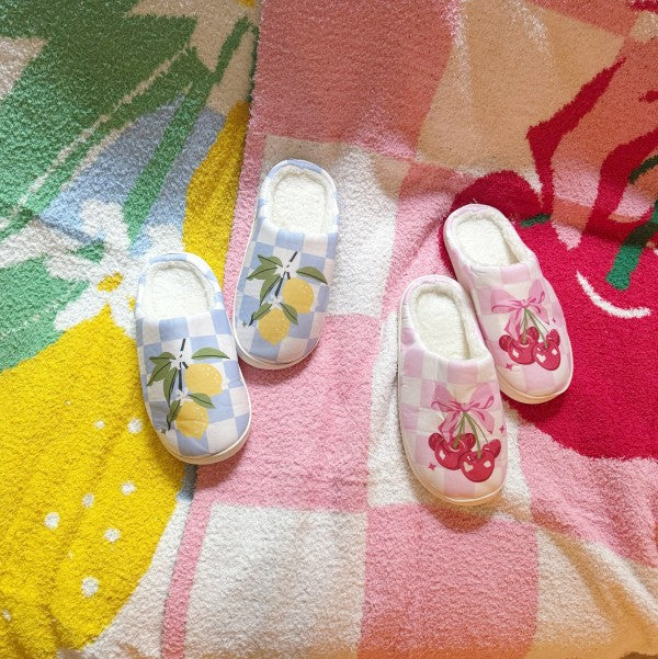Cherry Bow Check Blanket – Soft & Sweet Throw - Image 4
