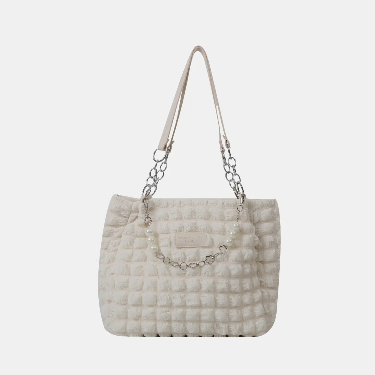 Cloud Puffy Polyester Tote Bag - Image 11