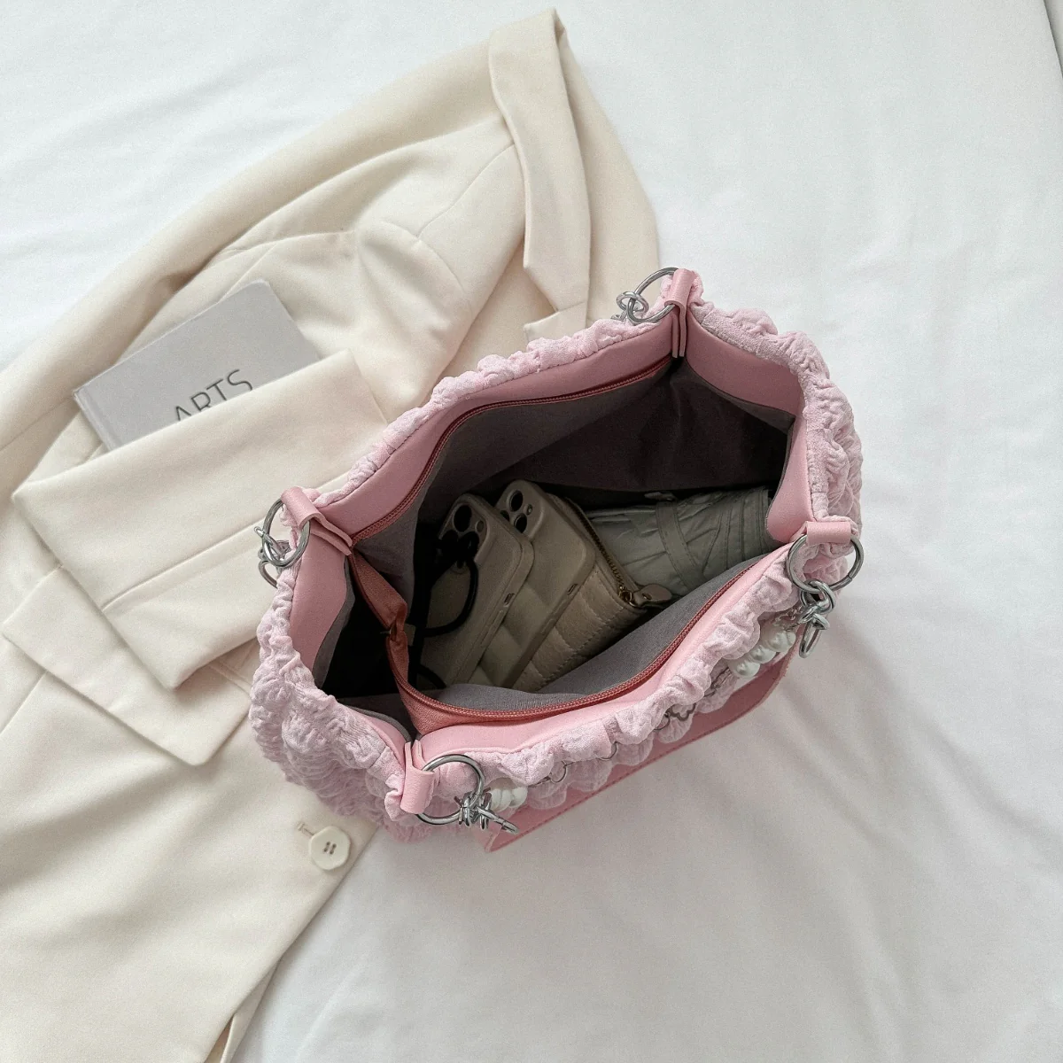 Cloud Puffy Polyester Tote Bag - Image 22