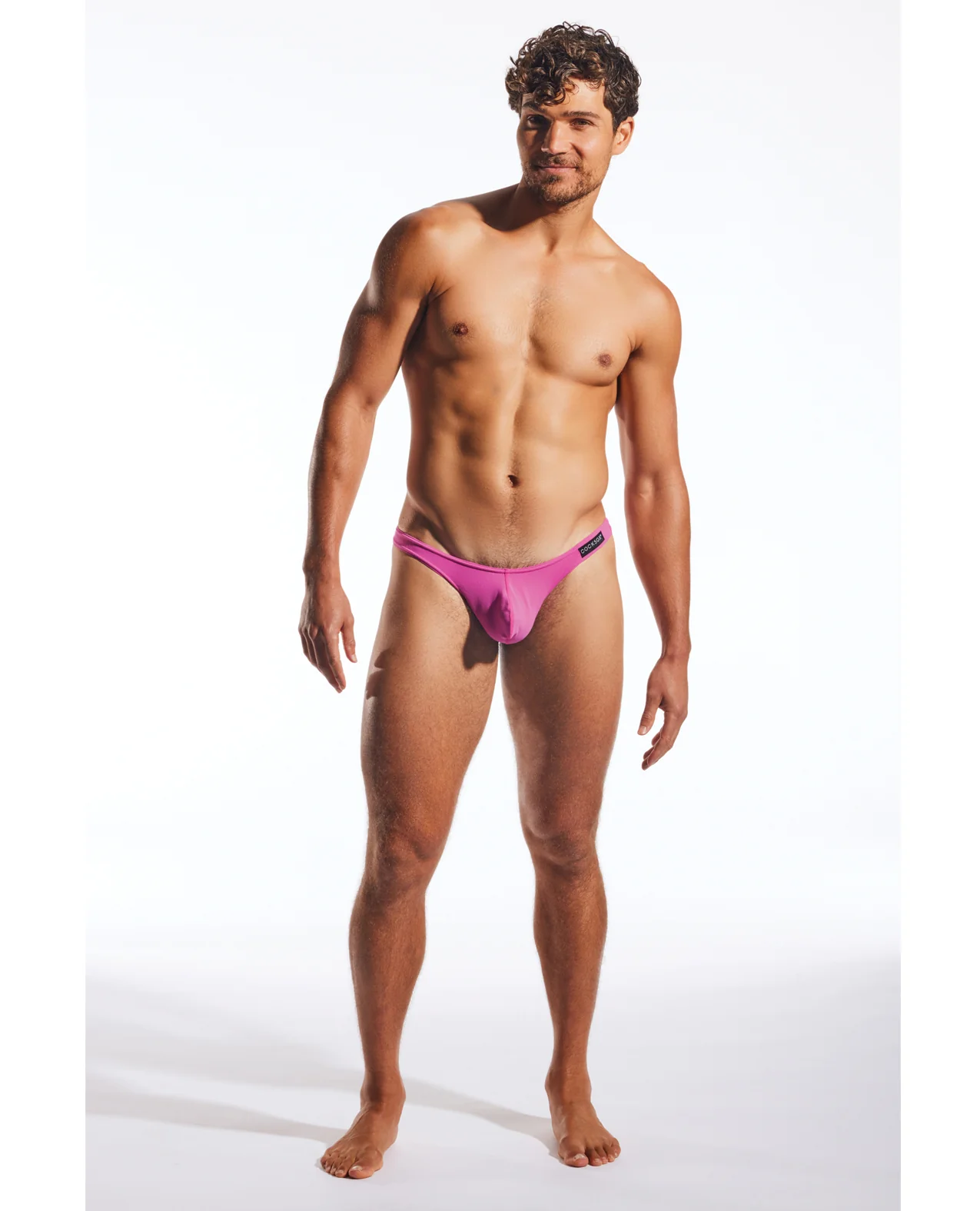Cocksox Enhancing Pouch Thong - Fuchsia SM - Image 4