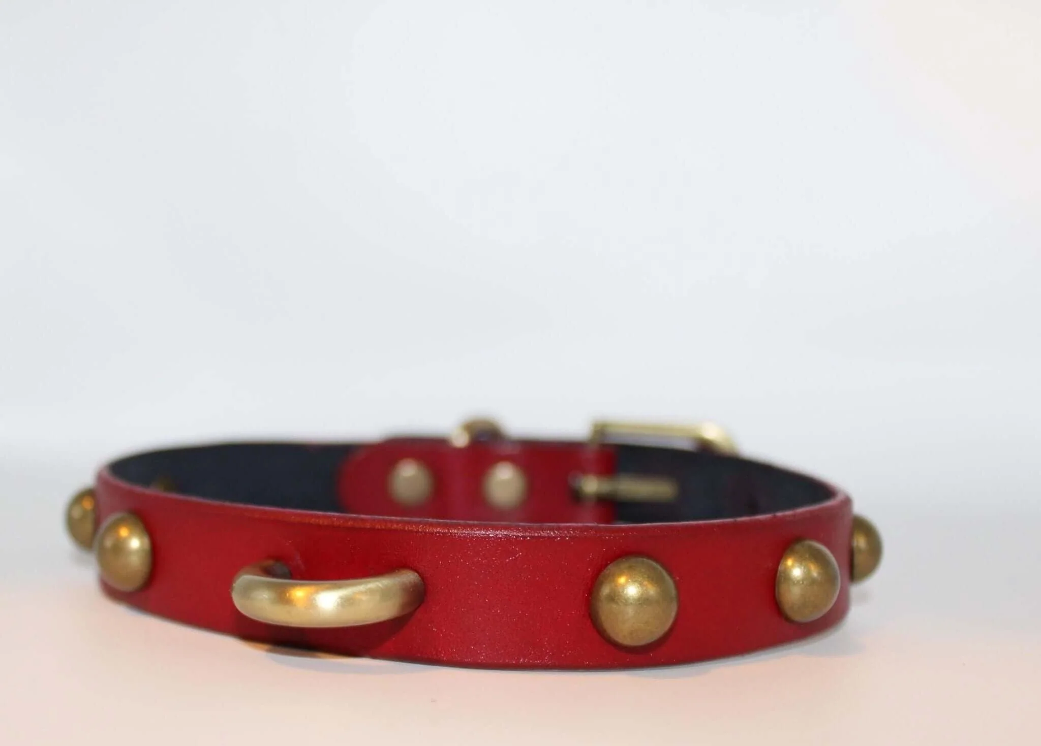 Collar Choker Leather D-Ring Choker Collar for Alt Fashion Goth