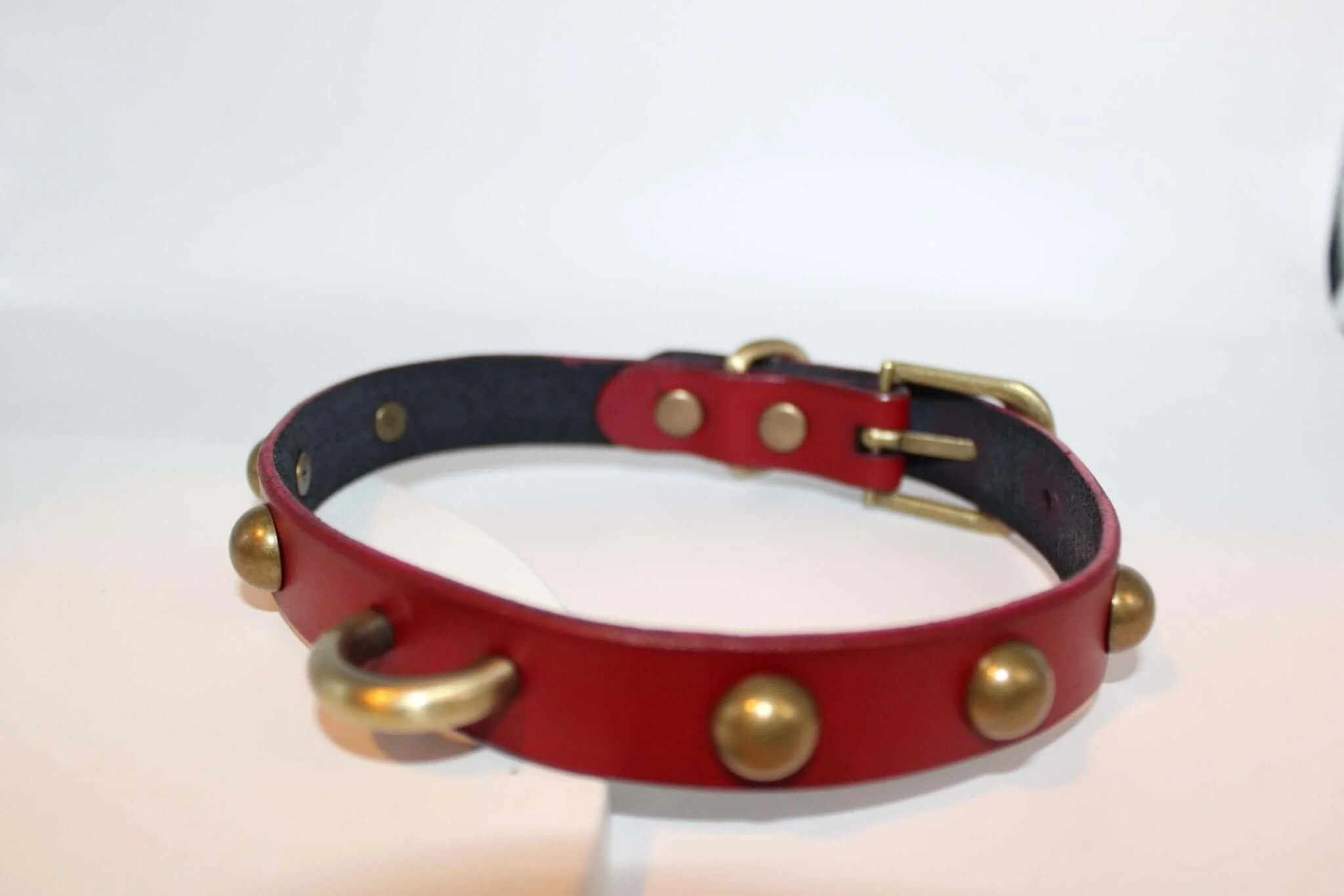 Collar Choker Leather D-Ring Choker Collar for Alt Fashion Goth - Image 3
