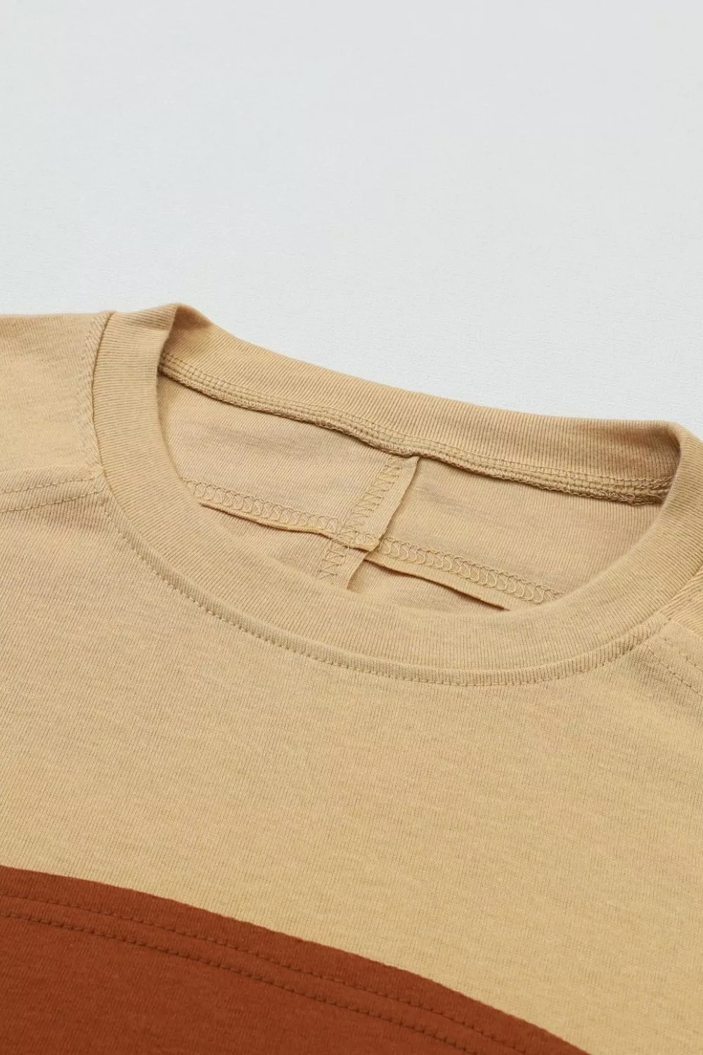 Colorblock Striped Bishop Sleeve Top - Image 8