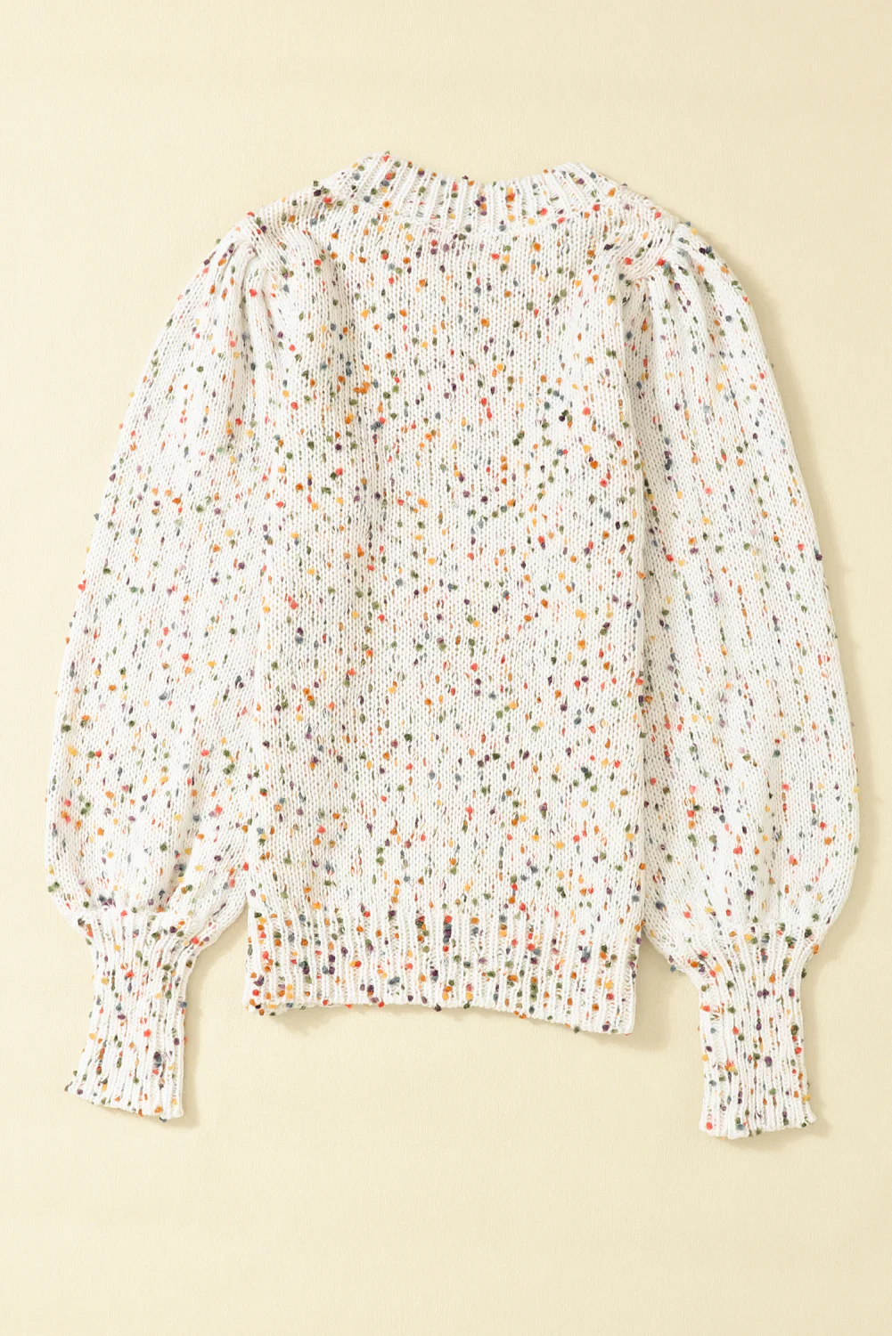 Confetti Round Neck Long Sleeve Sweater - Image 6