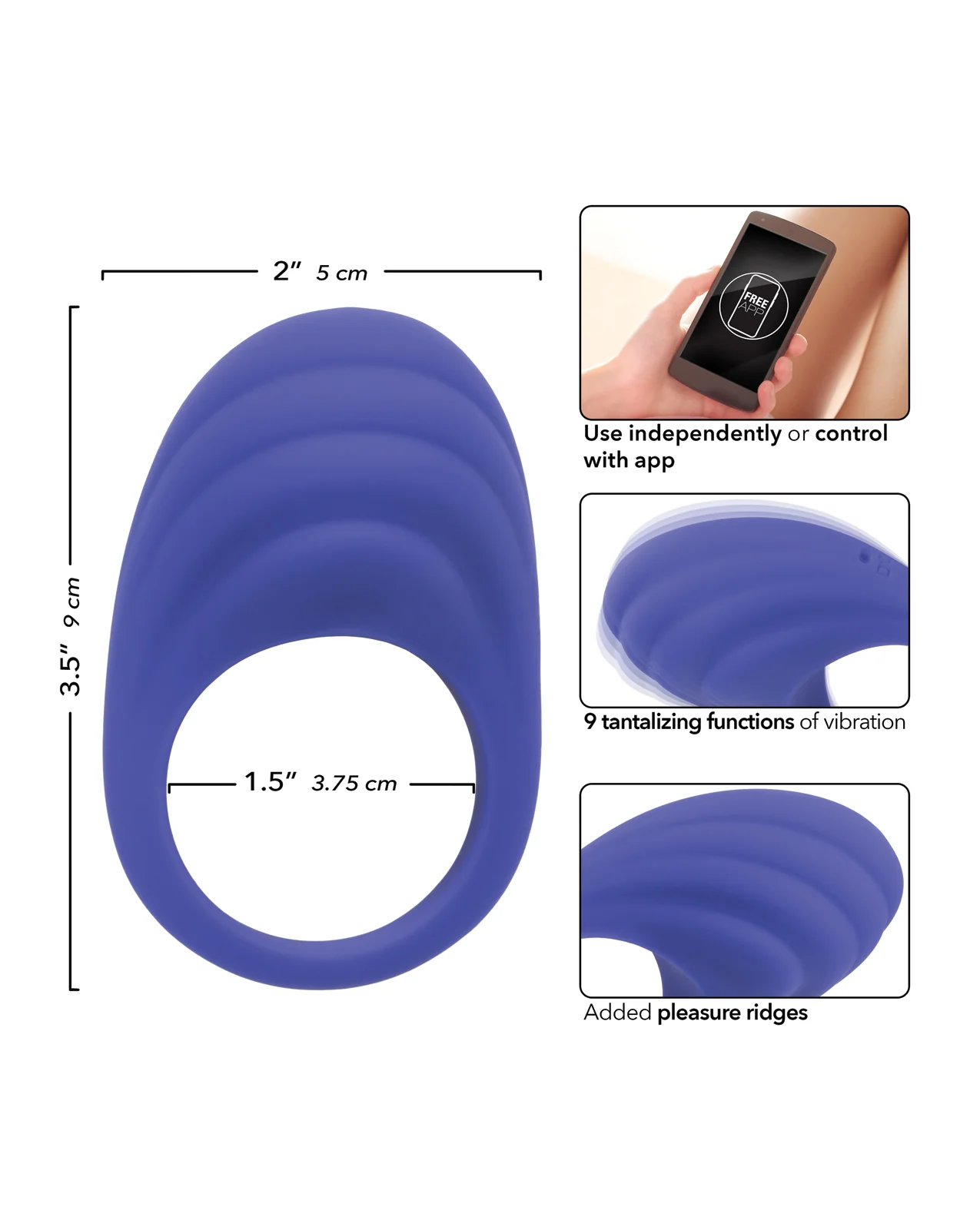 Connect App Based Couples Ring - Image 4