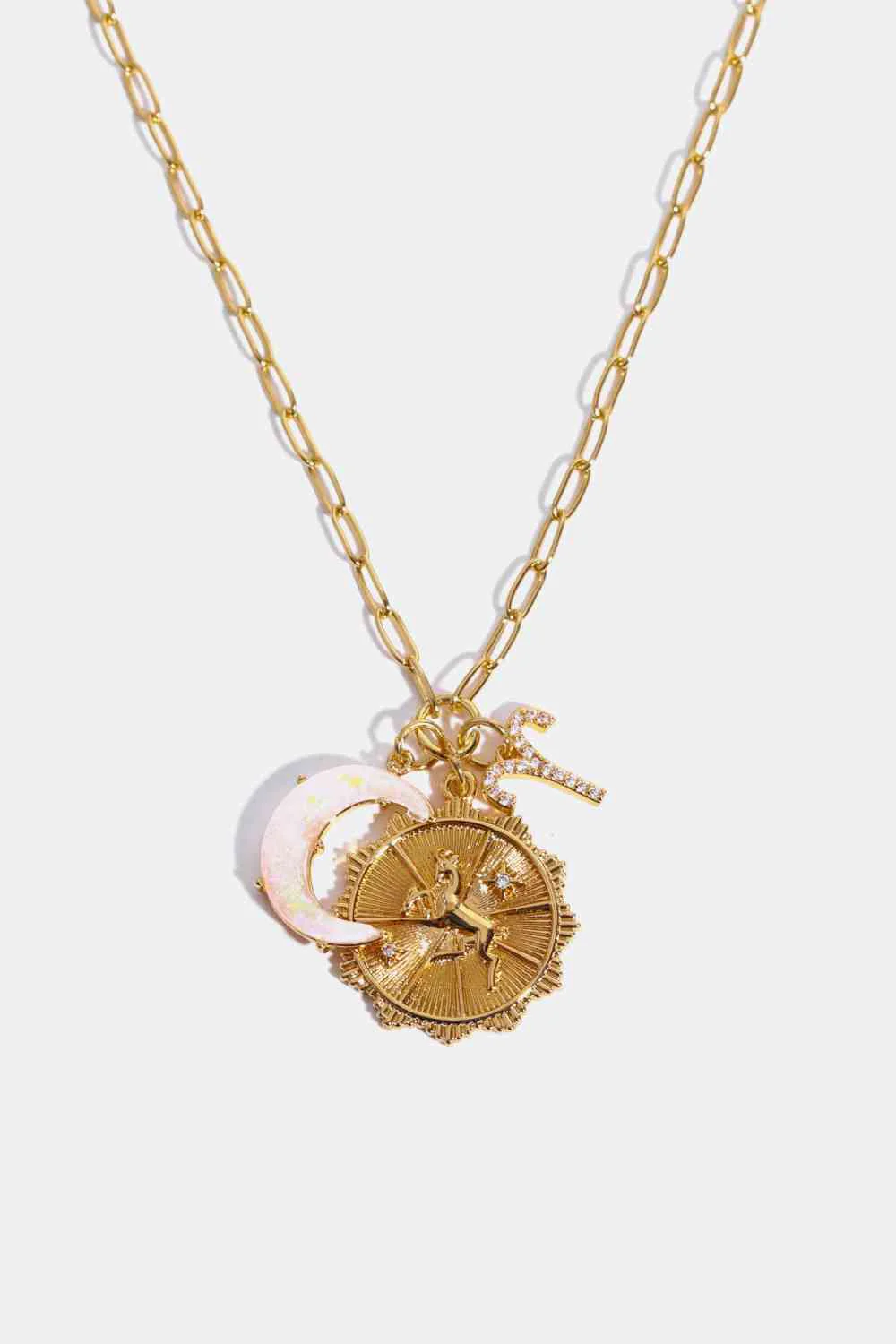 Constellation and Moon Pendant Copper Necklace - Image 26