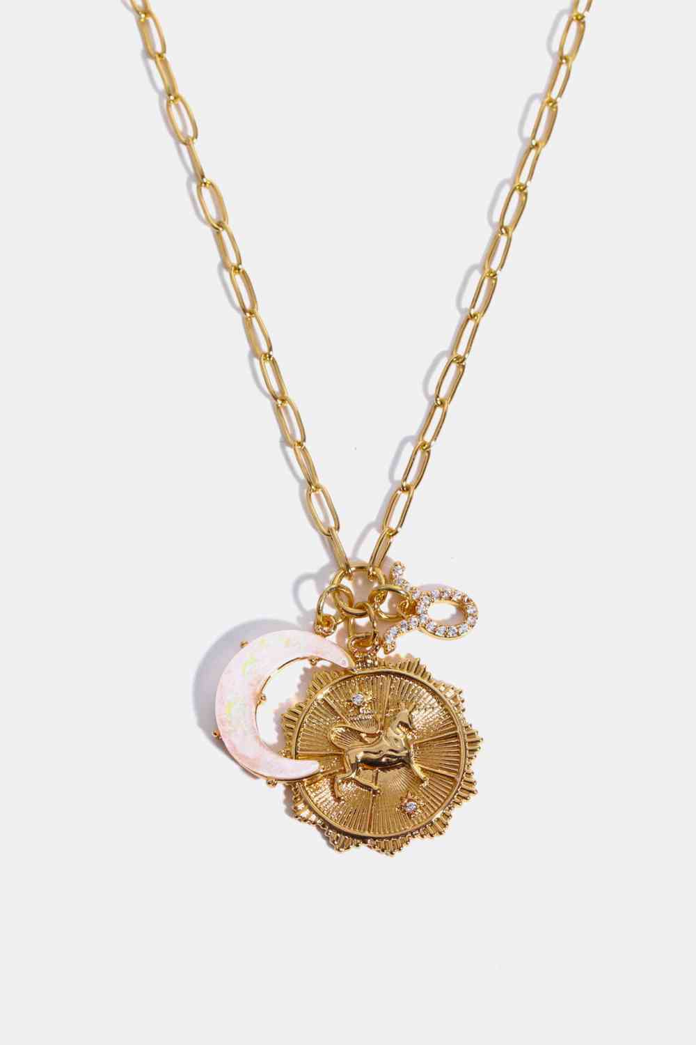 Constellation and Moon Pendant Copper Necklace - Image 29