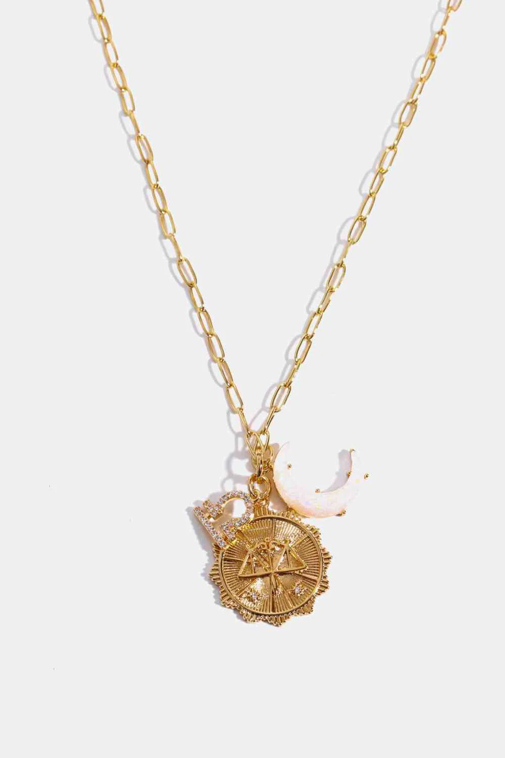 Constellation and Moon Pendant Copper Necklace - Image 38