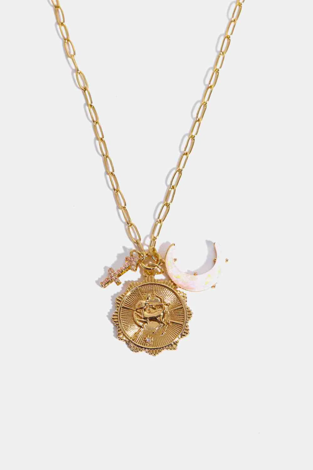 Constellation and Moon Pendant Copper Necklace - Image 42