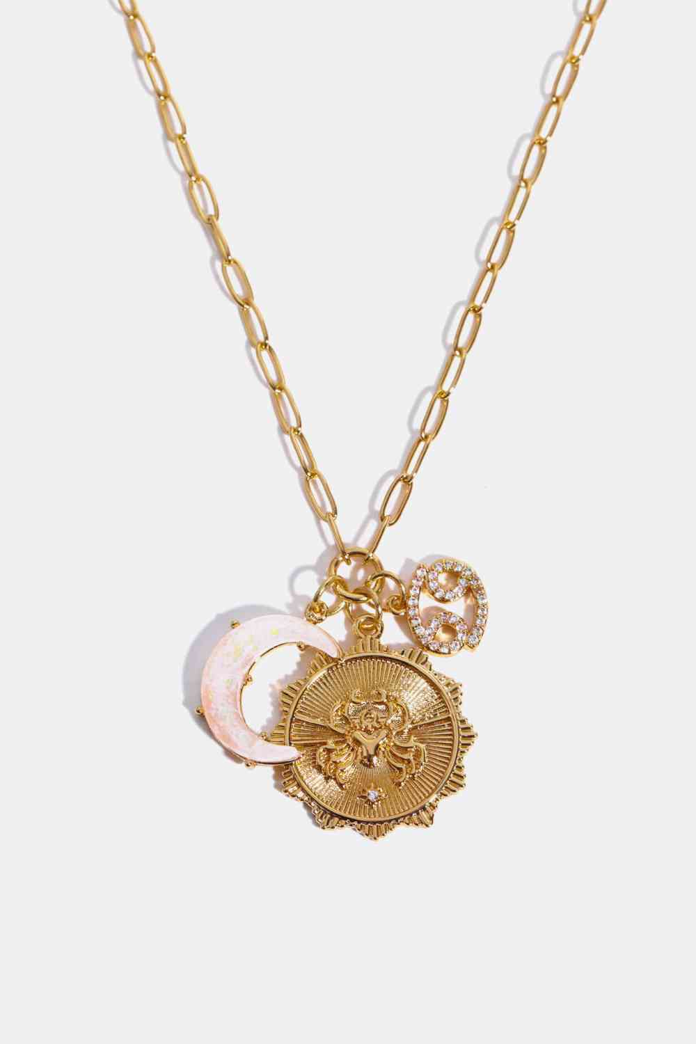Constellation and Moon Pendant Copper Necklace - Image 43