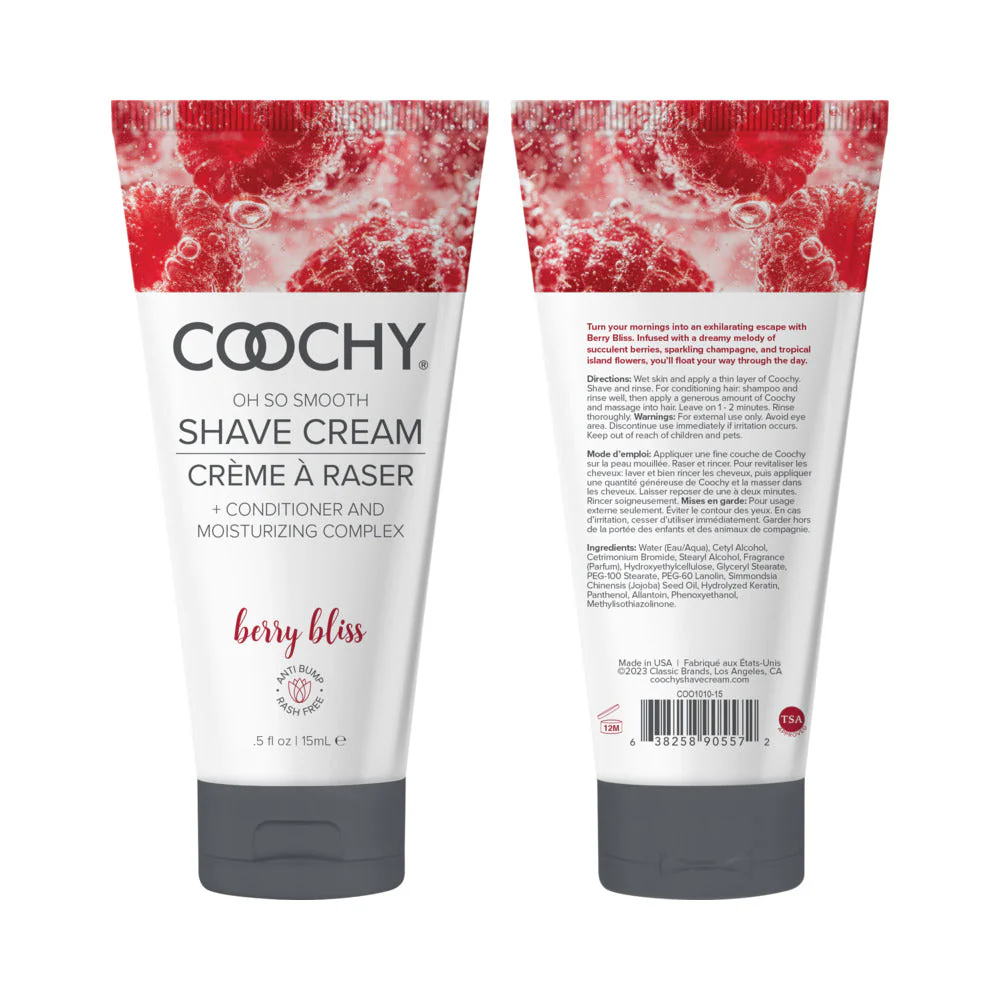 Coochy Berry Bliss Shave Cream 0.5 oz. - Image 3