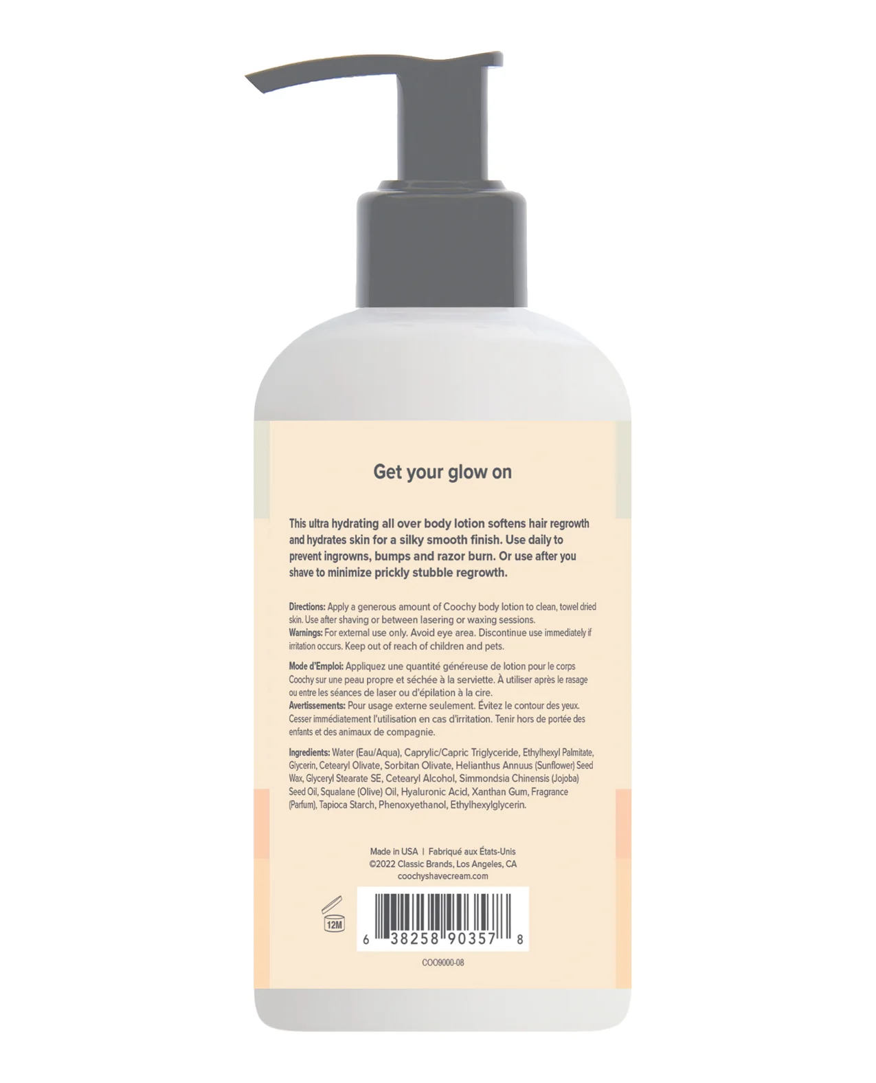 COOCHY Ultra Silky Body Lotion - 8 oz Mango Coconut - Image 2