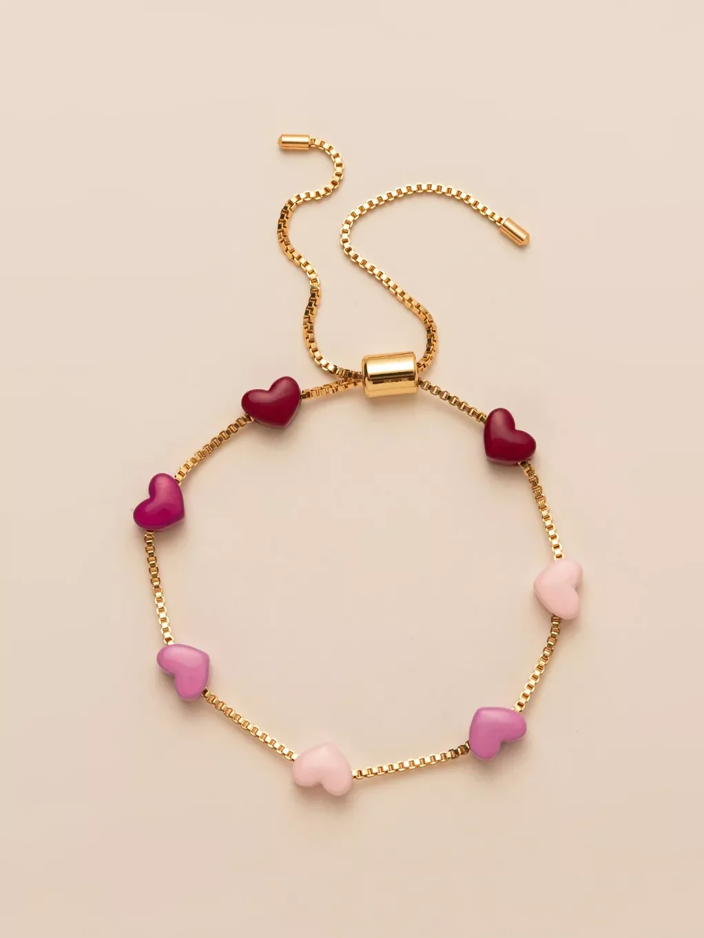 Copper Heart Adjustable Bracelet - Image 2