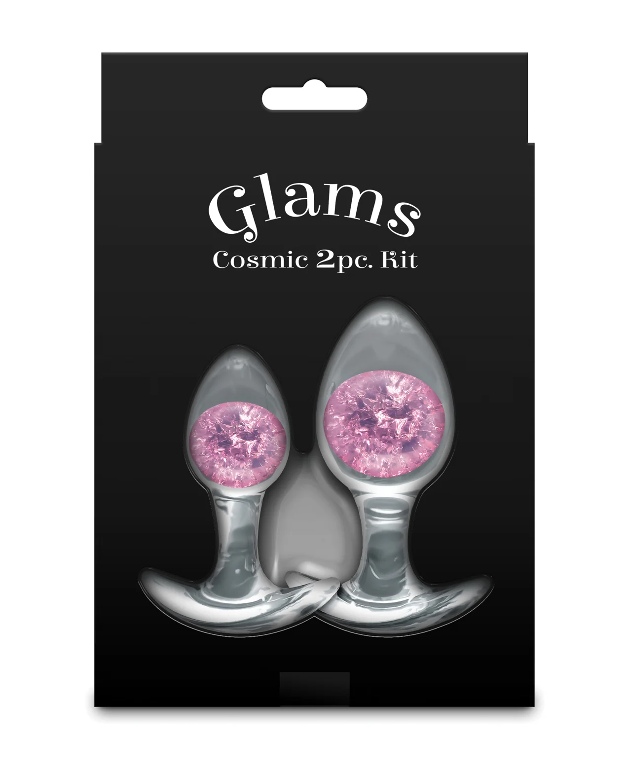 Cosmic Glams 2 pc Plug Kit - Pink - Image 4