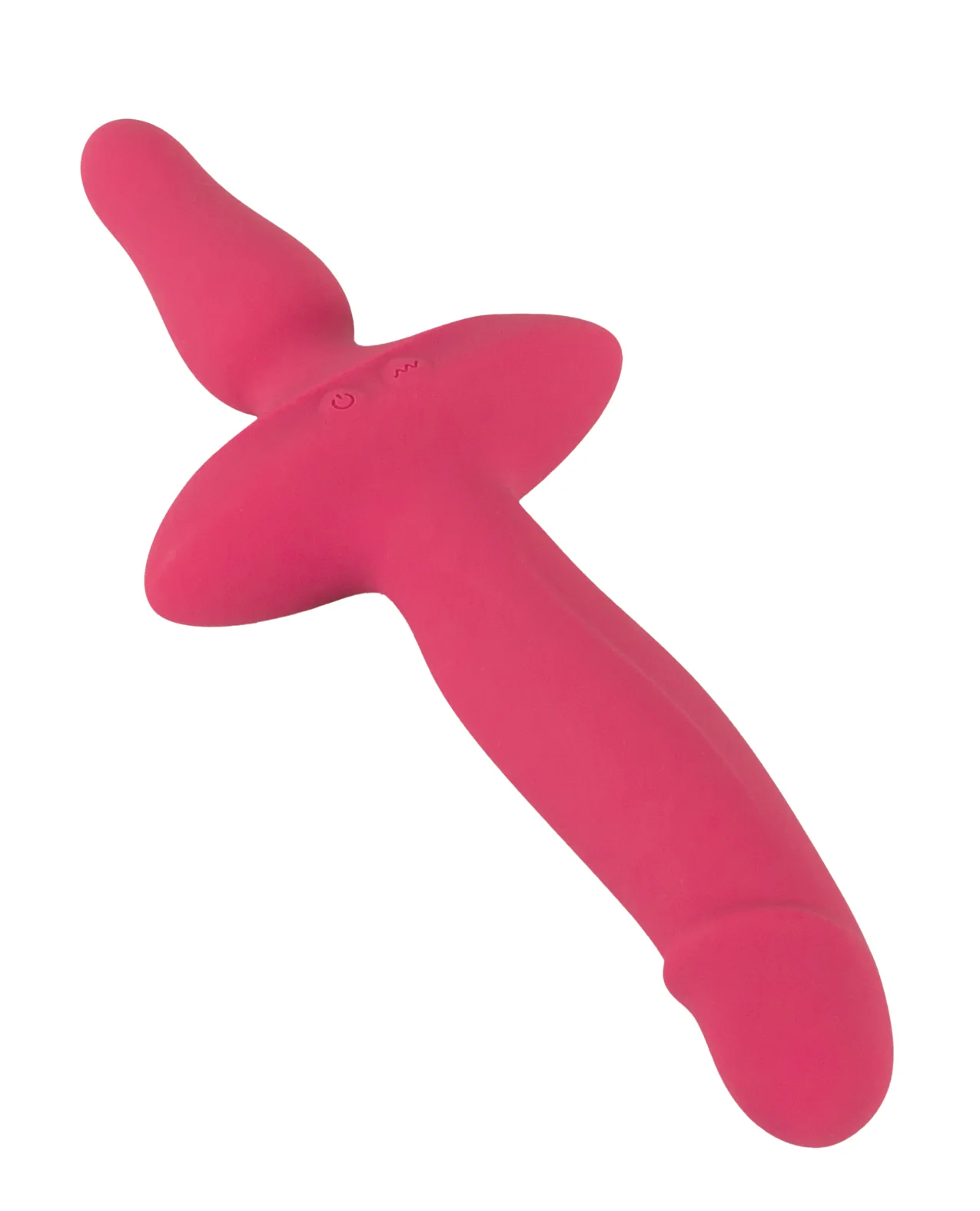 Couples Choice 2in1 Vaginal & Anal Vibrator - Pink - Image 5