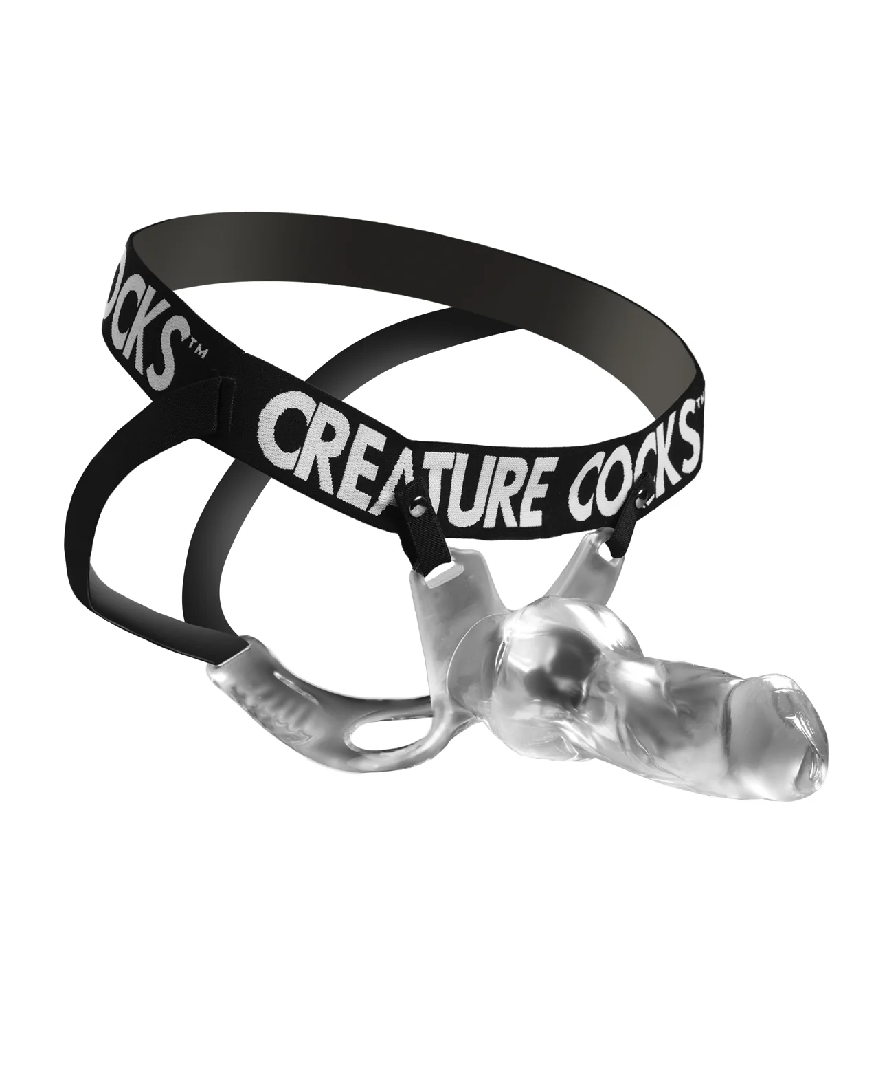 Creature Cocks Snow Wolf Hollow Strap-On w/Harness - Image 2
