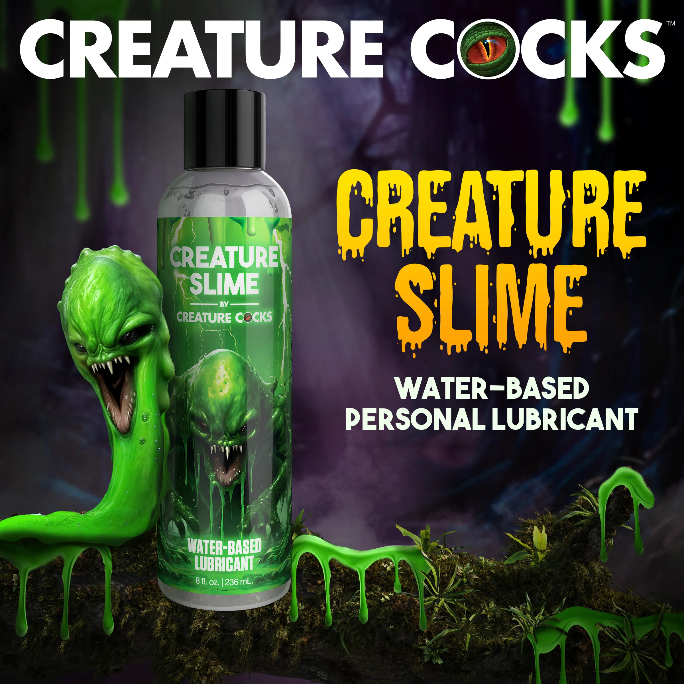 Creature Slime Water-based Lubricant - 8oz - Image 7