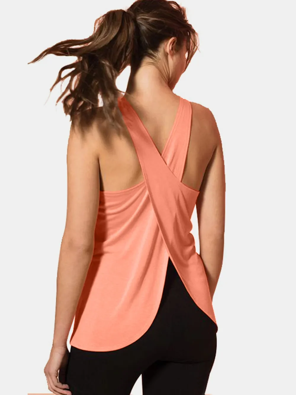 Crisscross Scoop Neck Active Tank - Image 10