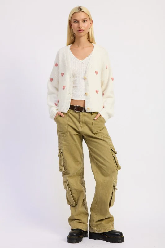 CROPPED CARDIGAN WITH EMBROIDERY - Image 3