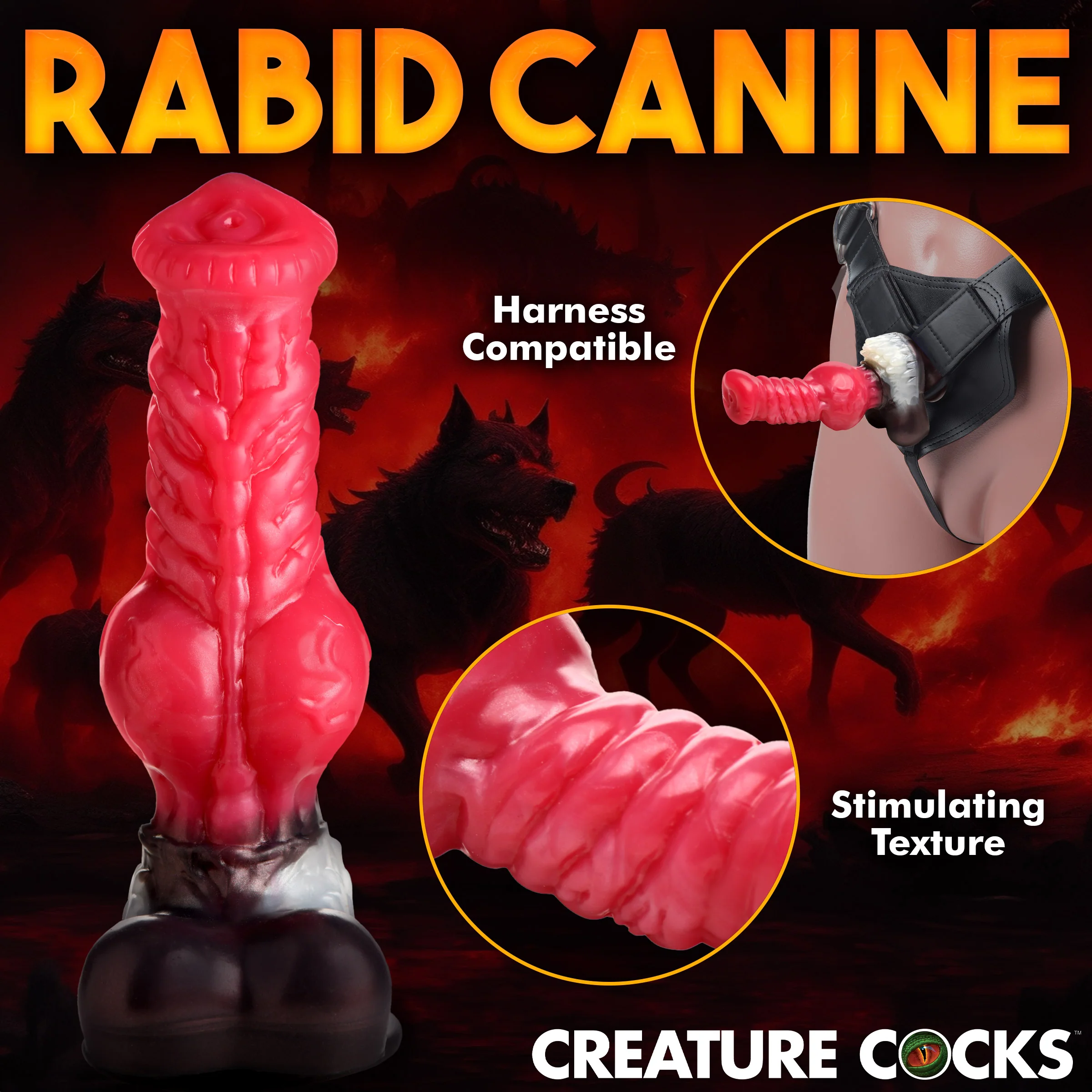 Cujo Canine Silicone Dildo - Extra Large - Image 6