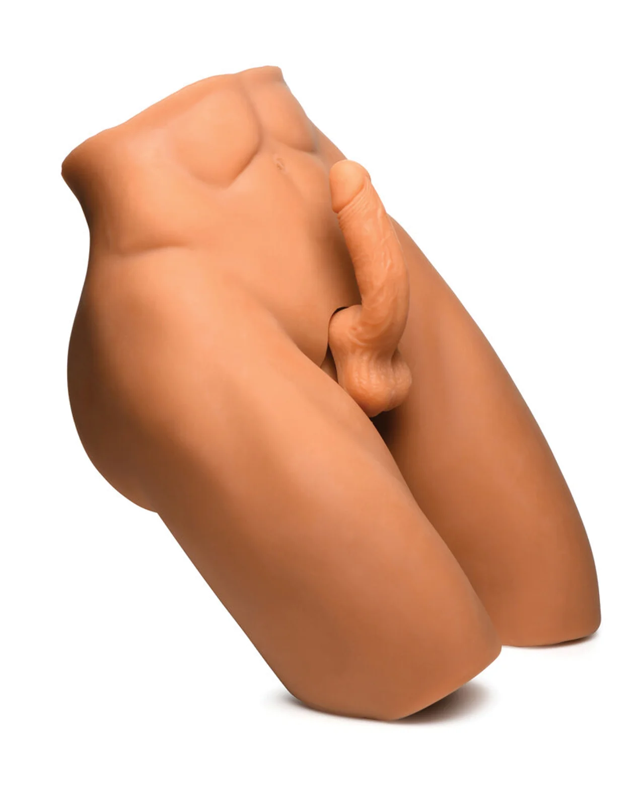 Curve Toys Jock Poseable Torso w/Thrusting Dildo - Drop Ship from Manufacturer Only - Image 4