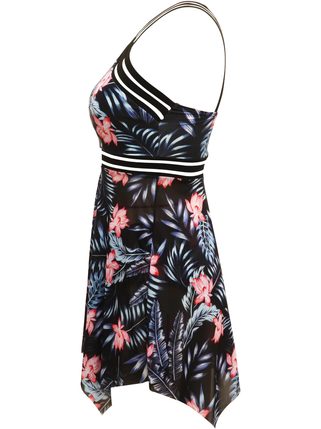 Cutout Printed Two-Piece Swim Set - Image 13
