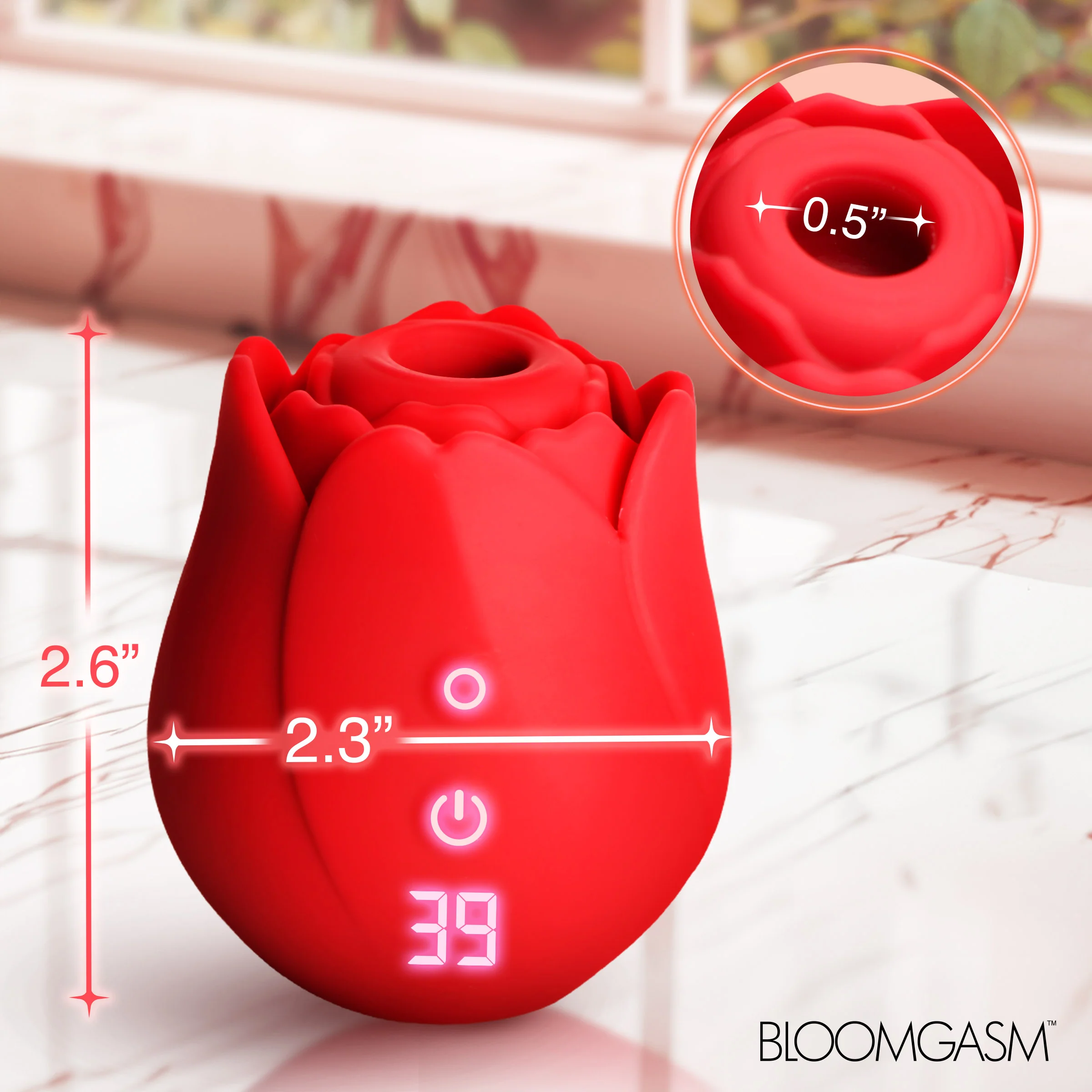 Cyber Rose Sucking & Vibrating Digital Clitoral Stimulator - Image 3