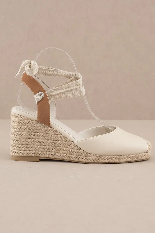 D-ALONDRA-ESPADRILLE, LACE UP, WEDGE - Image 3