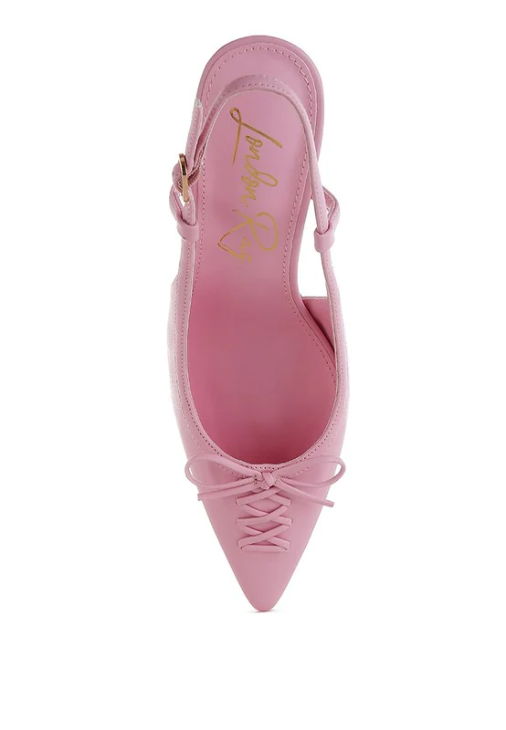 Danvers Kitten Heel Pointy Slingbacks - Image 15