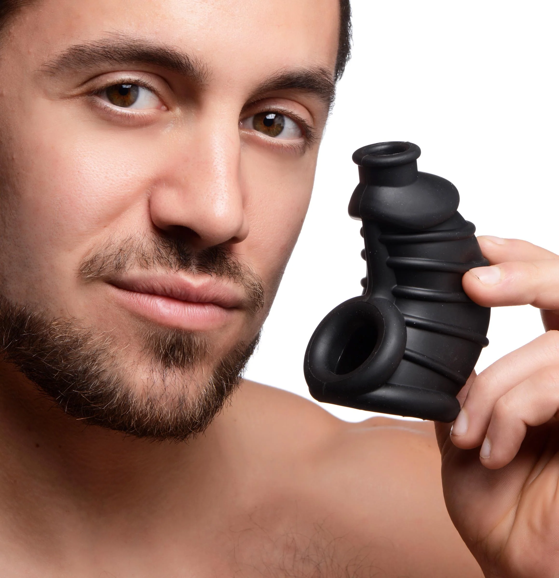 Dark Chamber Silicone Chastity Cage - Image 2