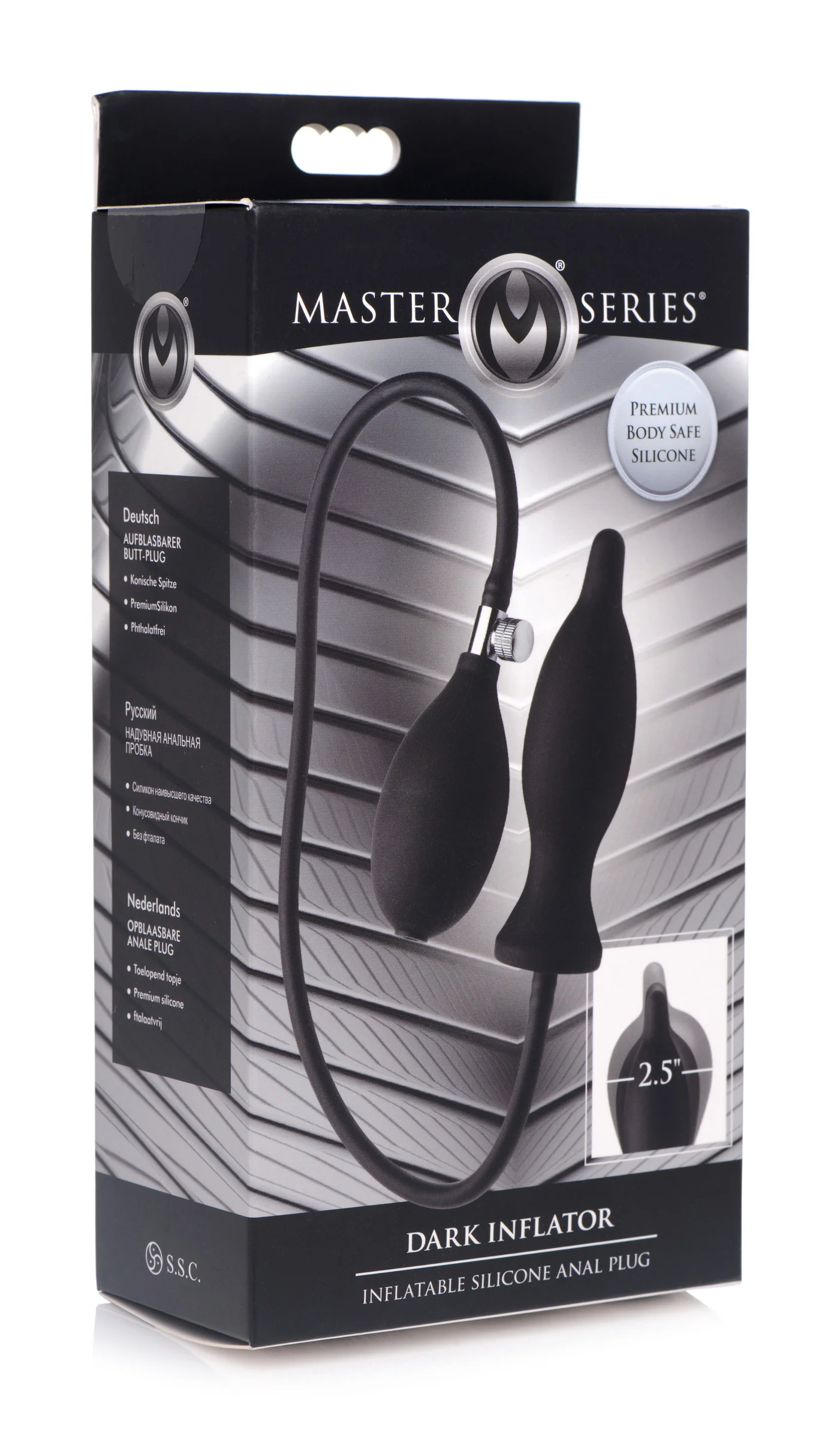 Dark Inflator Silicone Inflatable Anal Plug - Image 2