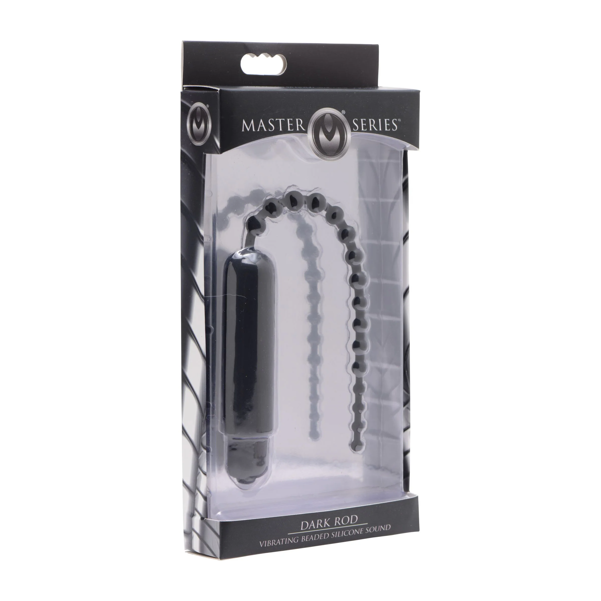 Dark Rod Vibrating Beaded Silicone Sound - Image 2
