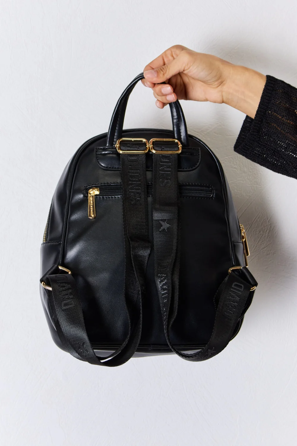 David Jones PU Leather Backpack - Image 6