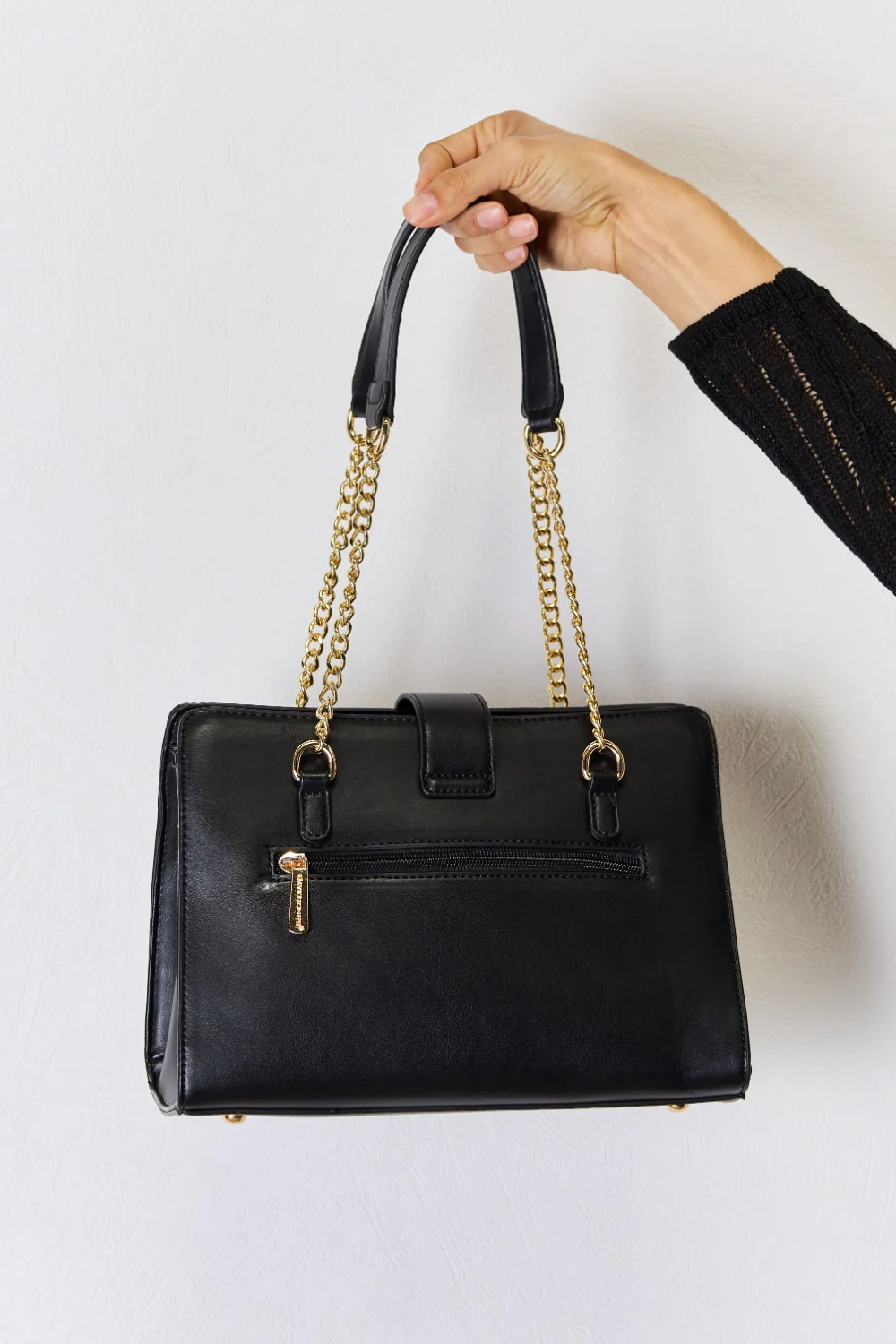 David Jones Quilted PU Leather Handbag - Image 9