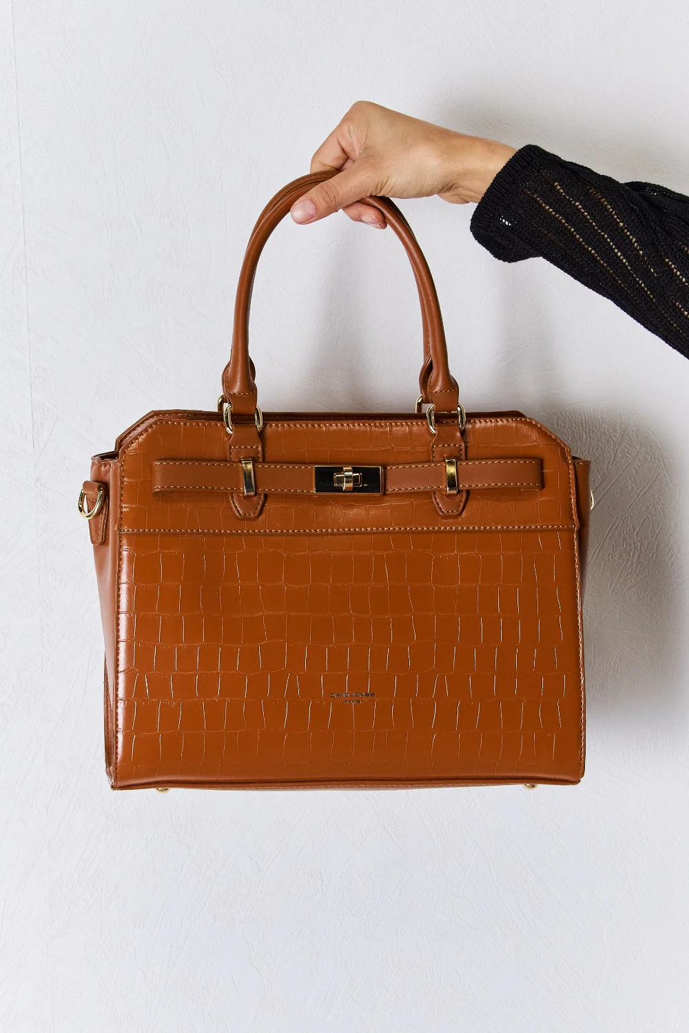 David Jones Texture PU Leather Handbag - Image 15