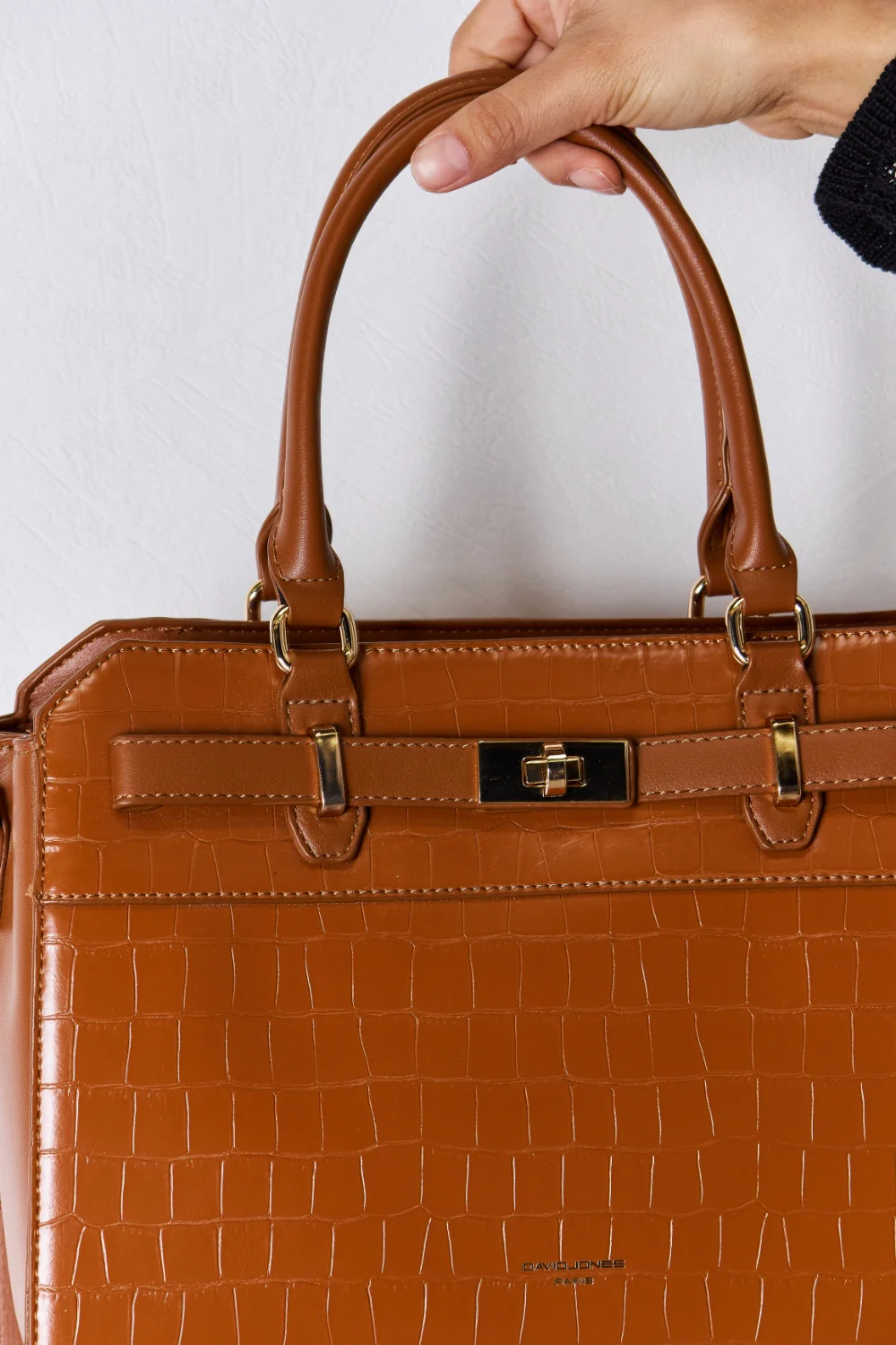 David Jones Texture PU Leather Handbag - Image 16