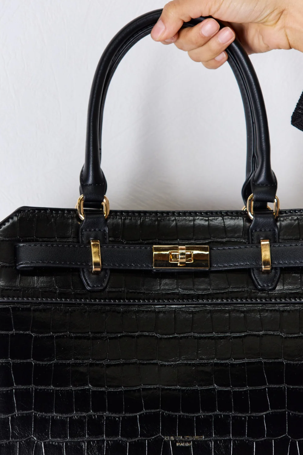 David Jones Texture PU Leather Handbag - Image 8