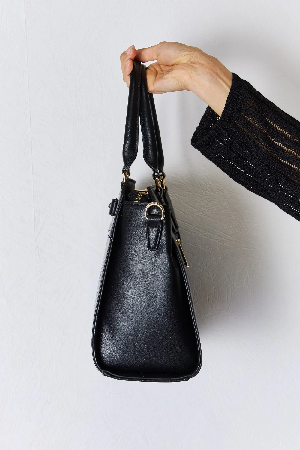 David Jones Texture PU Leather Handbag - Image 9