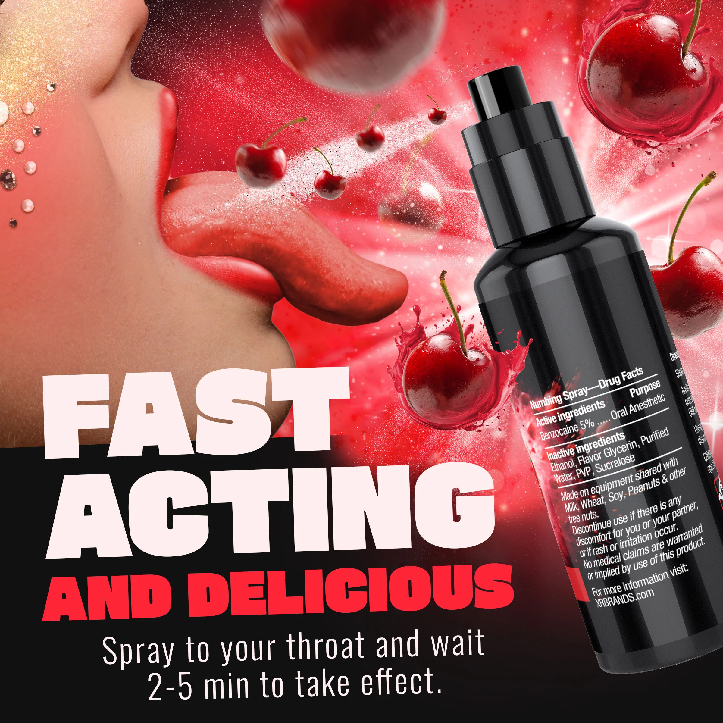 Deep Throat Cherry Numbing Spray - Image 6