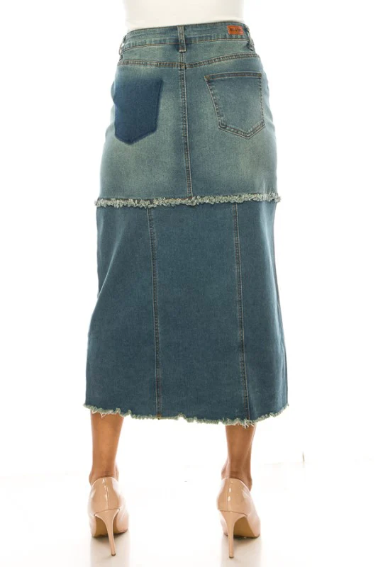 denim skirt - Image 4