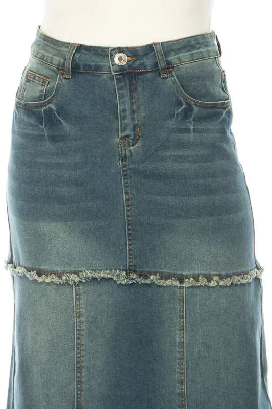 denim skirt - Image 5