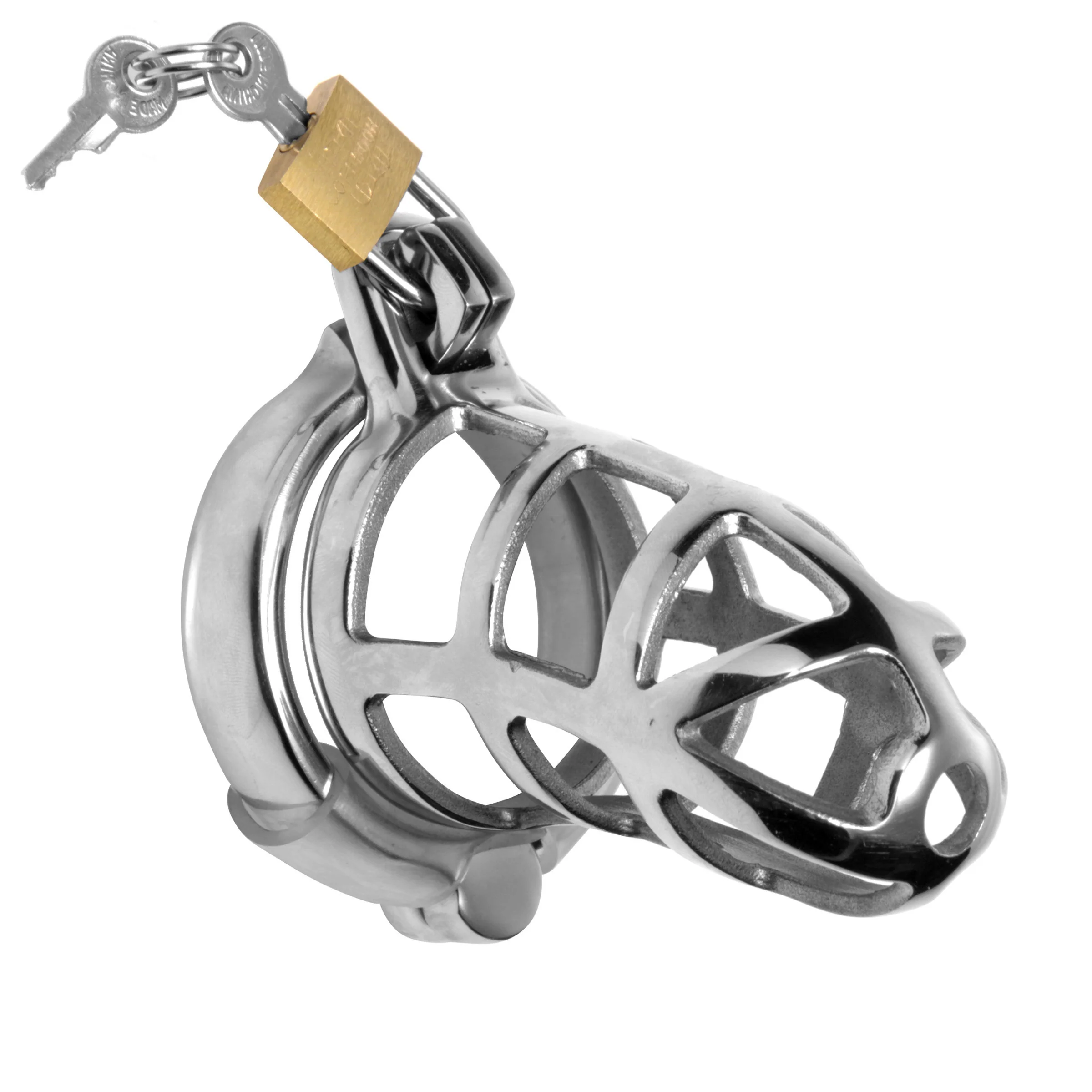 Detained Stainless Steel Chastity Cage - Image 3