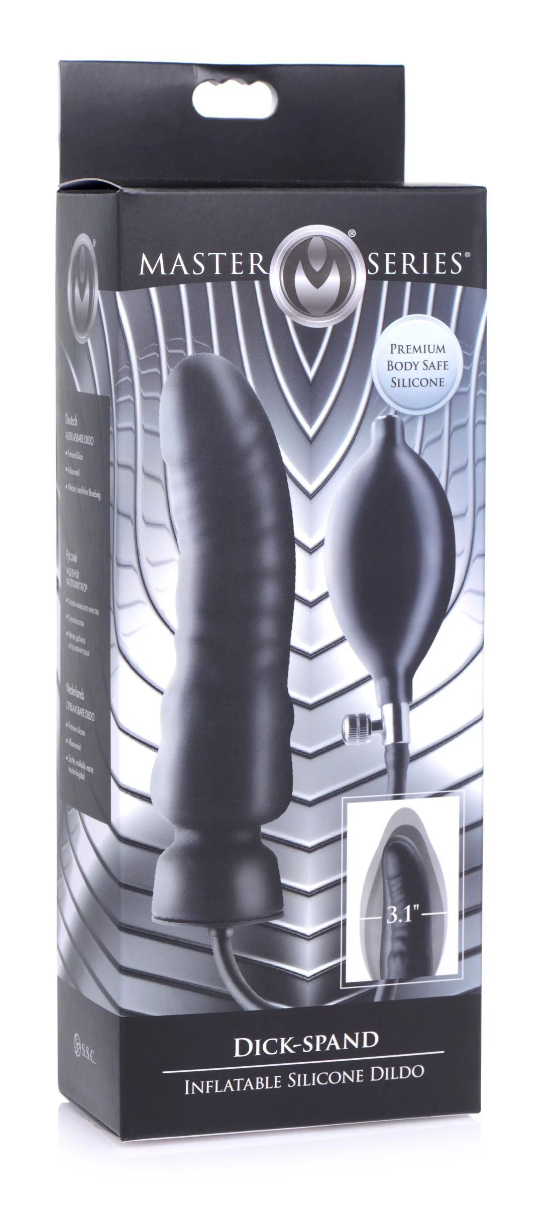 Dick-spand Inflatable Silicone Dildo - Image 2