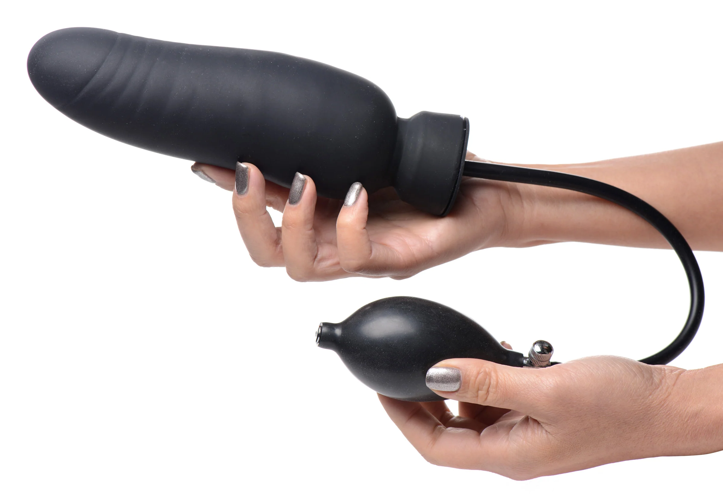 Dick-spand Inflatable Silicone Dildo - Image 4
