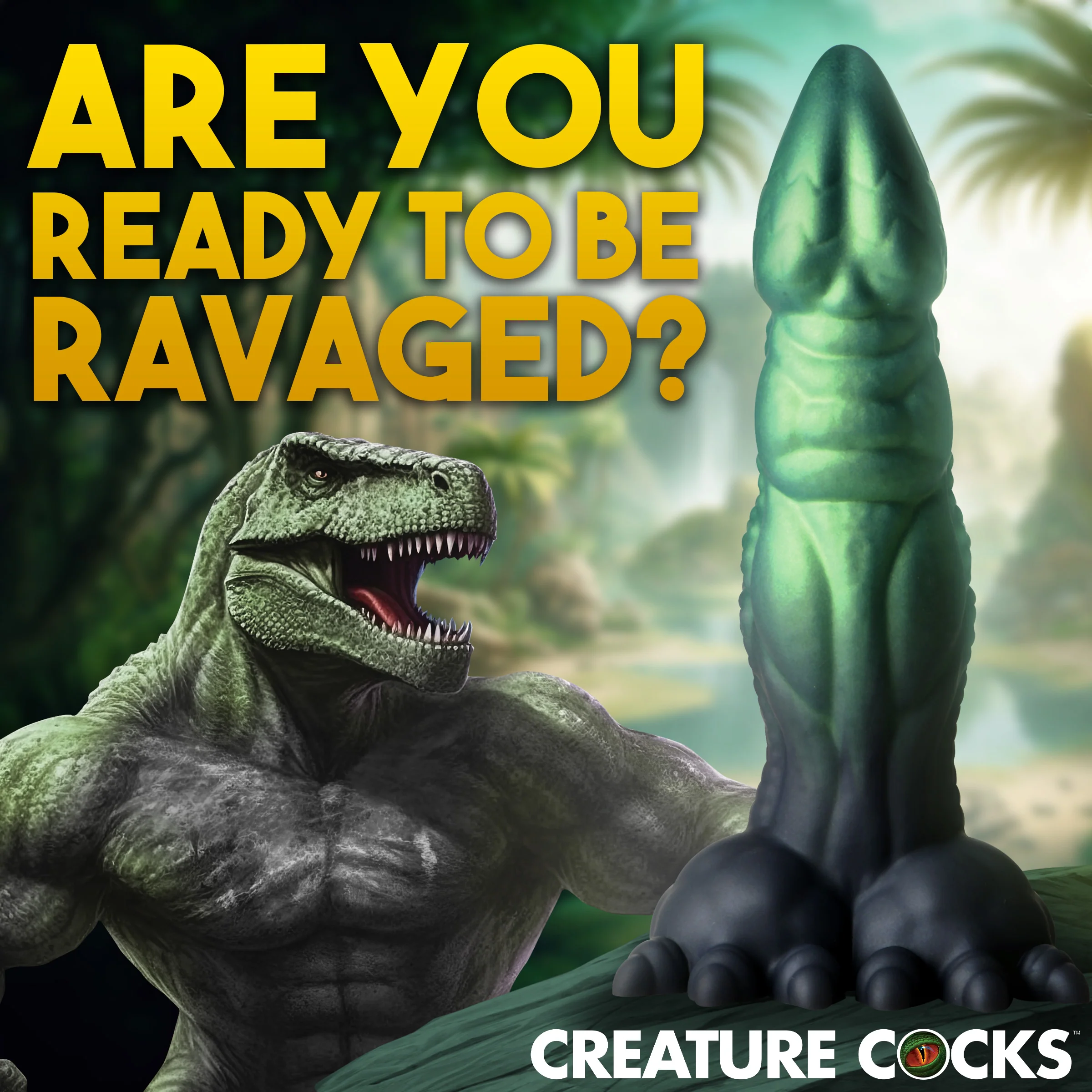 Dickosaur Dinosaur Silicone Dildo - Image 6