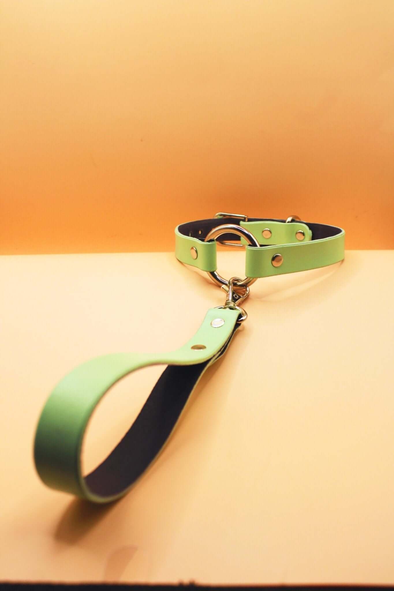 Discreet BDSM Collar Set with Leash - Discreet Day Collar - Image 5