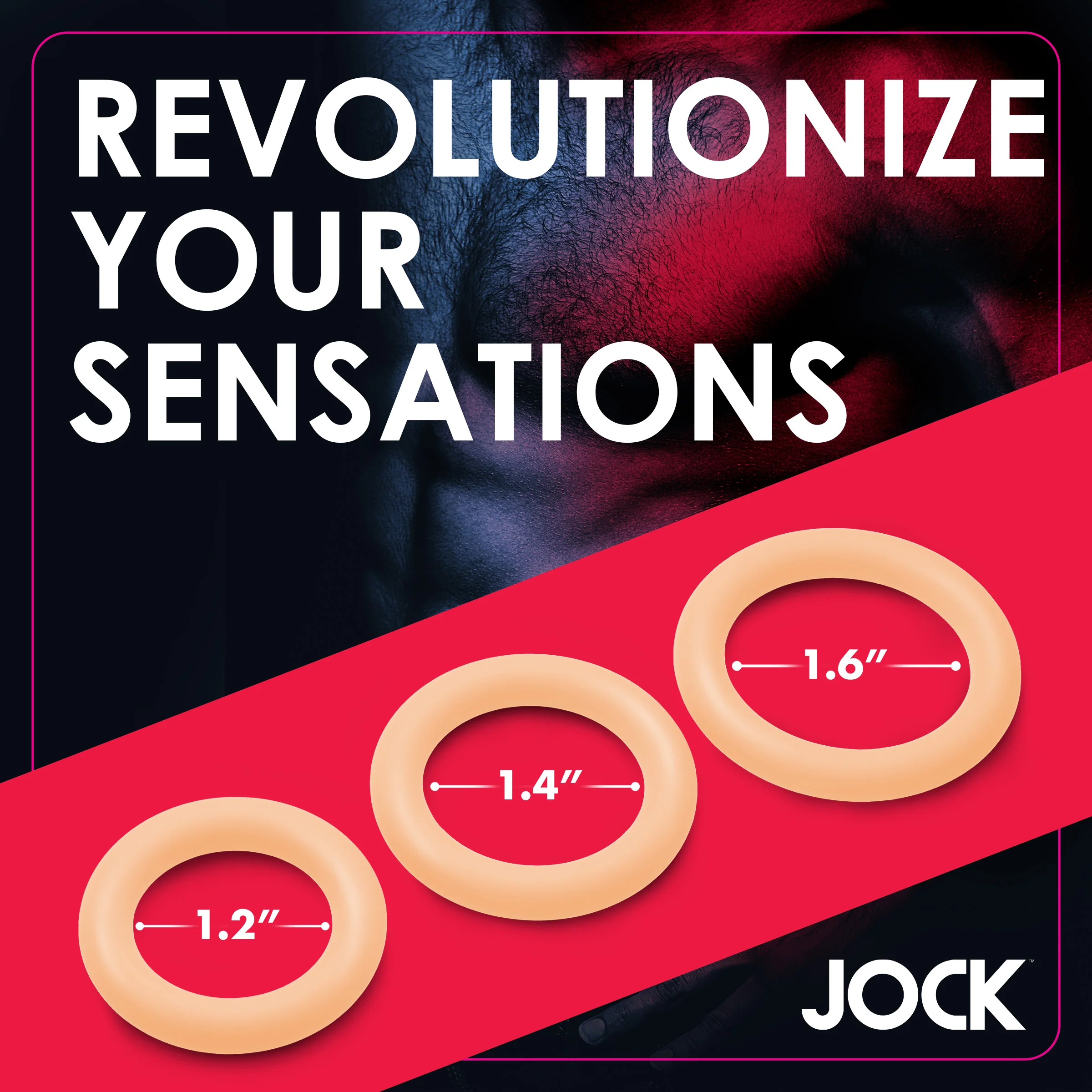 Discreet Silicone Cock Ring Set - Light - Image 2