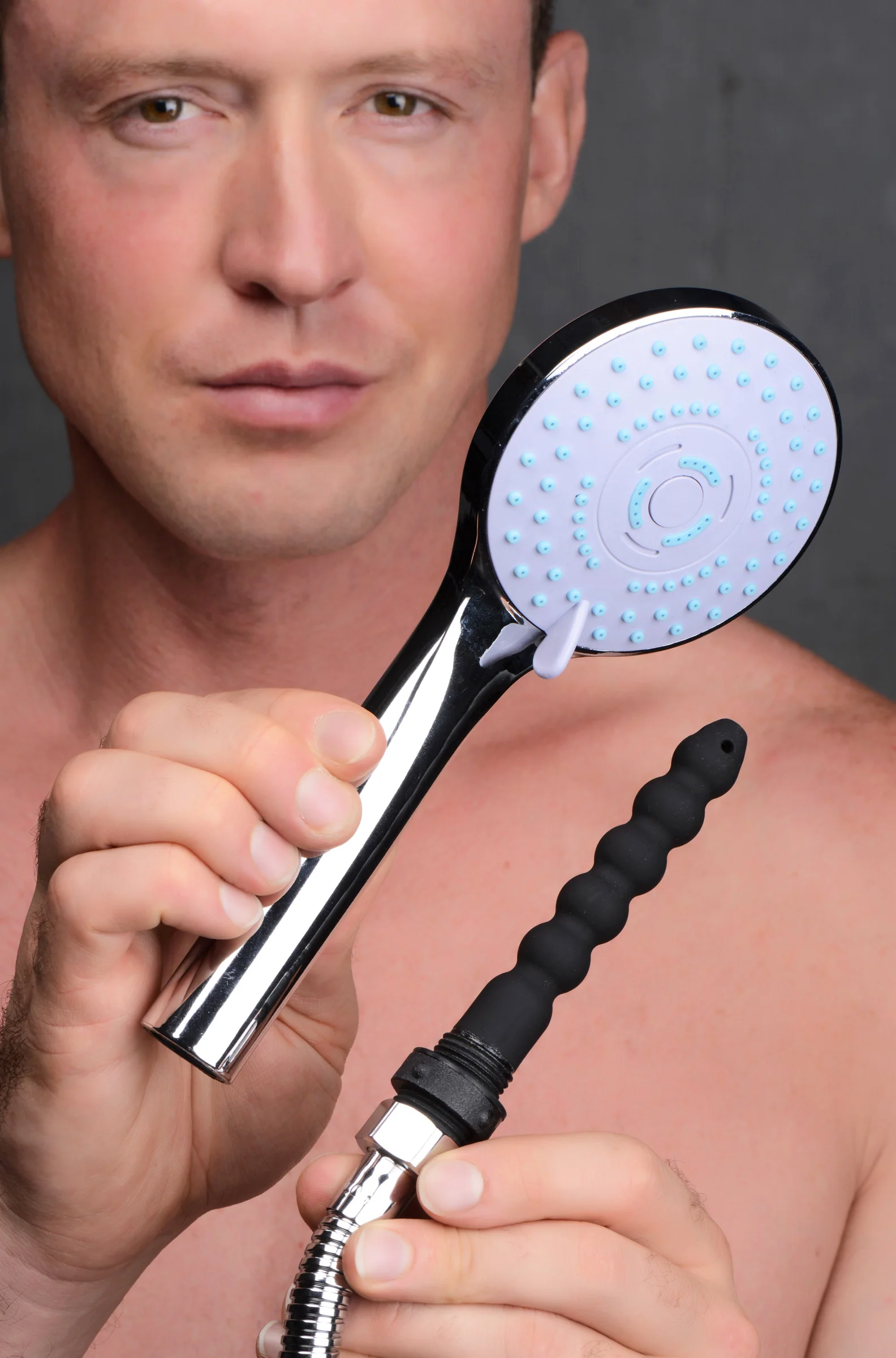 Discreet Silicone Shower Enema Set - Image 8