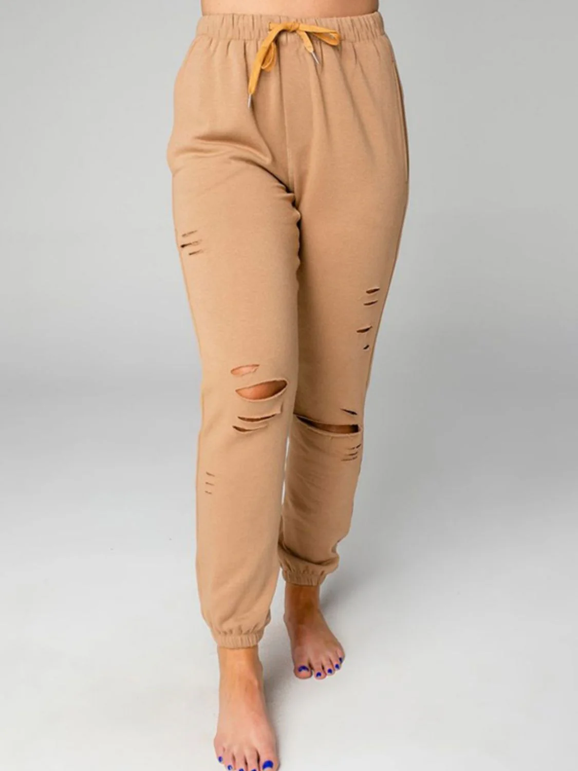 Distressed Sweatshirt and Joggers Set - Image 12